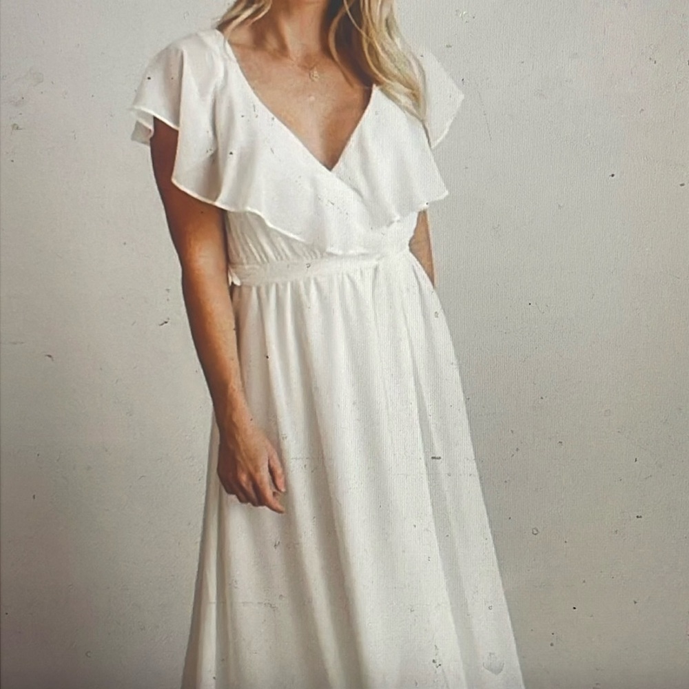Baltic Born Katya Ruffle Maxi Dress